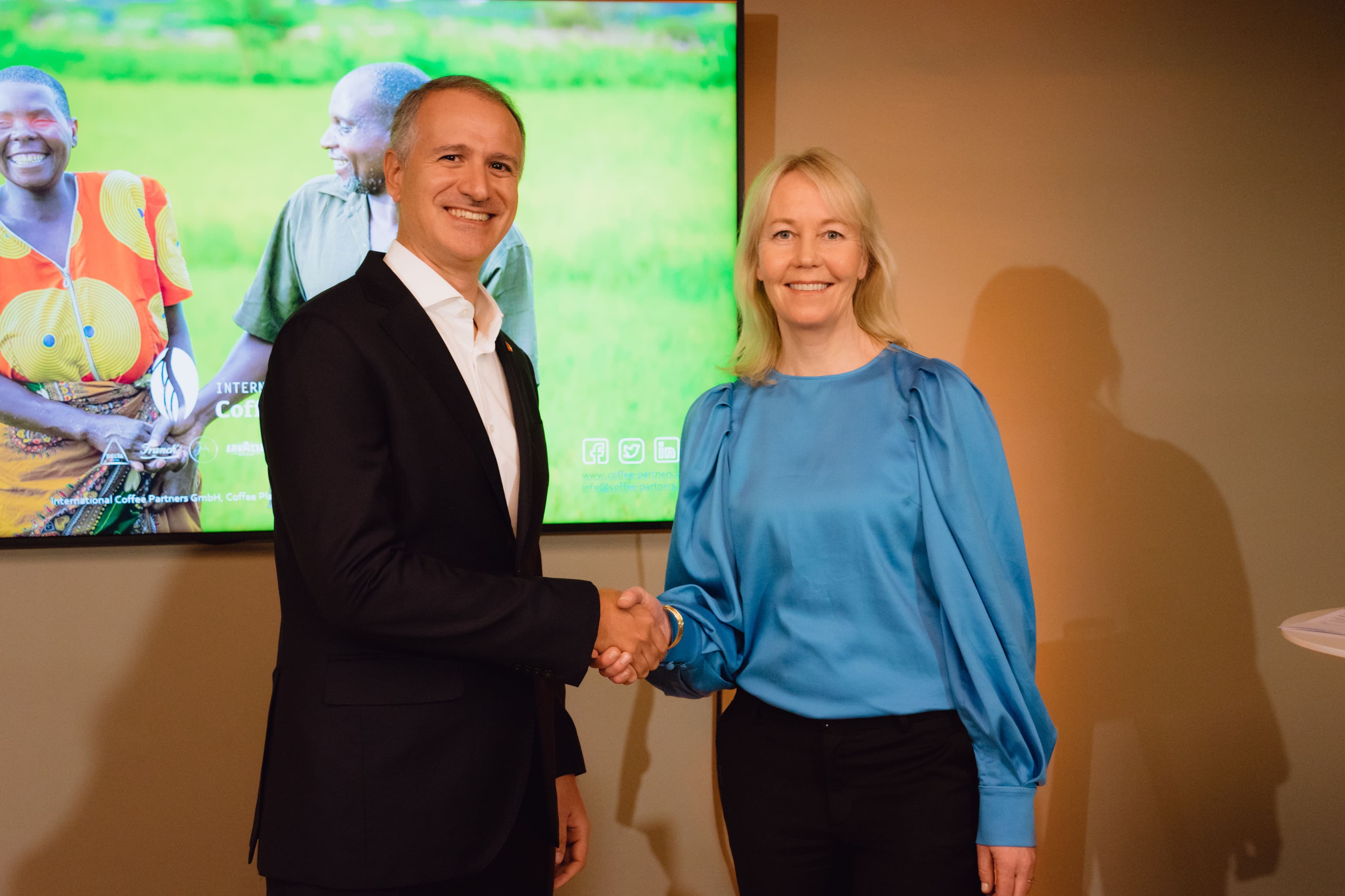 International Coffee Partners Presents New Chair International Coffee Partners Presents New Chair